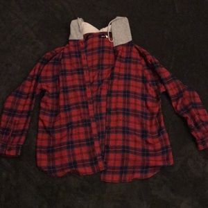 URBAN OUTFITTERS | BDG plaid button up sweater